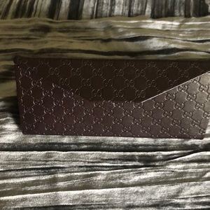 Gucci glasses case with cloth still in package